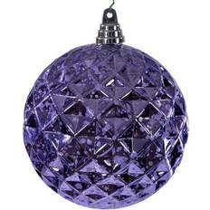 Purple Christmas Tree Ornaments Vickerman 6 in Lavender Diamond Mercury 2 Piece Christmas Tree Ornament