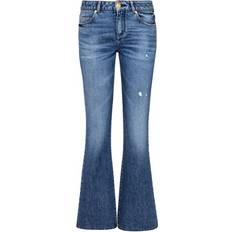 Balmain Women Jeans Balmain Flared Denim Jeans - Blue