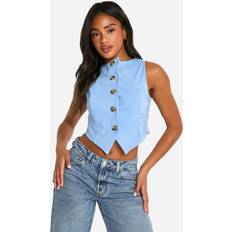 Able Double Breasted Boxy Crop Blazer Self-Portrait - Black