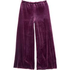 Velvet Pants Chaser Stretch Velvet Wide Leg Pant - Purple