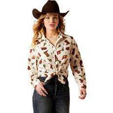 Ariat Women Dresses Ariat Women's Homestyle Shirt - Western Cowgirl Print