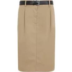 Prada Elegant Nude Neutrals Kjol - Beige