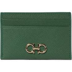 Ferragamo Gancini Credit Card Holder - Green