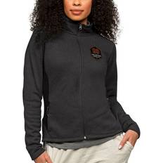 Jackets & Sweaters Fanatics, Women Antigua Heather Black Houston Dynamo FC Team Logo Course Full-Zip Jacket