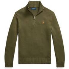 Polo Ralph Lauren Half Zip Cotton Knit Jumper - Green