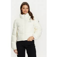 Guess Jackets Guess Crop Puffer Jacket - White
