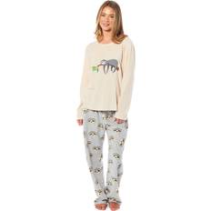 Daisy Dreamer Sloth Thermal Fleece Pyjamas Set - Soft Warm