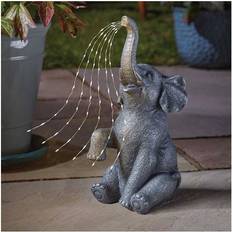 Garden Ornament Garden Ornaments Smart-Solar Smart Solar Elefant Jumbo Jet