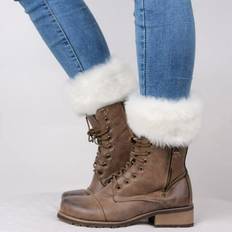 White - Women Arm & Leg Warmers Blesiya Leg Warmers - White