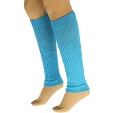 Turquoise - Women Arm & Leg Warmers AWS/American Made Cotton Leg Warmers for Women - Turquoise