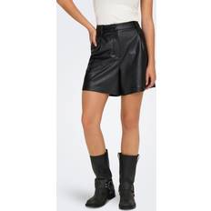 Kunstlæder Bukser & Shorts Only Onlpenny Regular Fit Imiterede Lædershorts