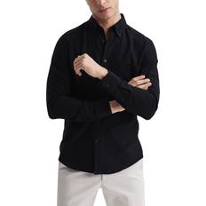 Reiss Dame Tøj Reiss Greenwich Slim-Fit Button-Down Collar Cotton Oxford Shirt - Black
