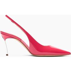 Dam - Orange Pumps Casadei Superblade Patent Leather Slingbacks - Coral