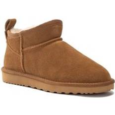 AUS WOOLI AUSTRALIA Classic Ultra Mini Boots - Tan