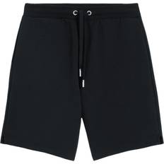 Ami Paris Unisex Shorts Ami Paris De Coeur Cotton Shorts - Black