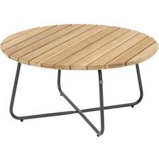 Buitentafels Bistro 4 Seasons Outdoor Salontafel Verdi Teak Ø 73 cm x 35 h cm