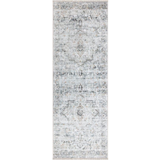 Bungalow Rose Brownbeige Yellow Gold Area Rug 2'6" x 10' White