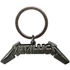 Metallica 3D Band Logo Keyring Keychain - One Size