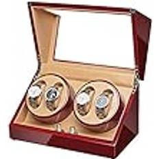 Watch Winders JQQJZLC Dubbel Watch Winder Box Trä