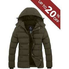 Grå - Polyamid Frakker Woolrich Puffy Prescot Uld Jakke Dame - Grøn