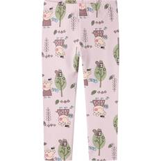 Peppa Wutz Kinderbekleidung Name It Leggings - Grün/Flieder/Mauve/Pastellpink