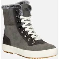 Trespass Saappaat Trespass Korinna Suede Lace Up Snow Boots - Grey