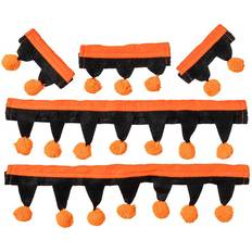 Orange Bridles & Accessories Mini Halloween Bridle and Rein Covers Set