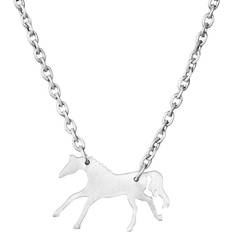 Jewelry AWST Lila Galloping Horse Necklace Silver