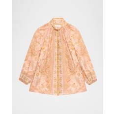 Florals Blouses Zimmermann Acacia Billow Blouse - Creampink Multi