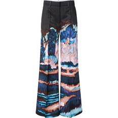 Bukser Munthe Eileen Printed Viscose Pants - Brede Ben hos Magasin