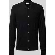 Selected Homme Trøjer Selected Homme Slhtray Ls Knit Merino Polo Cardiga