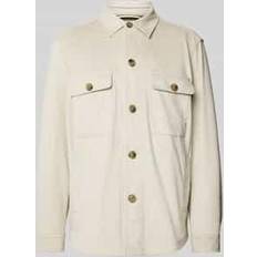 Overshirts - White Jackets BOSS C-Carper Overshirt - Beige