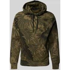 Polo Ralph Lauren Palm-Camo Double Knit Hoodie - Green