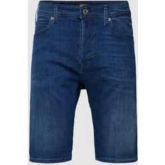 Replay Men Shorts Replay Denim Shorts - Dark Wash Blue