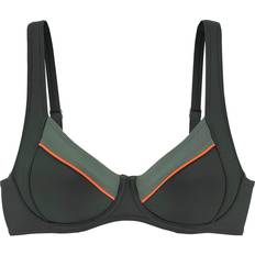 Orange Bikinier Lascana Yuna Bikinioverdel - Oliven/Orange