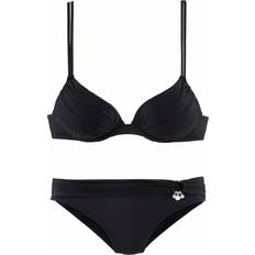 Dame - Rød Bikinisæt s.Oliver Bikini - Sort