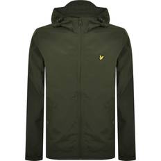 Lyle & Scott Zip Through Jacket Gul/Oliven/Sort