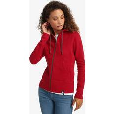 Uneek Classic Full Zip Fleece Jacket - Half Moon Yoke Red