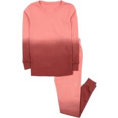 Leveret Two Piece Cotton Pajamas - Pink Tiedye