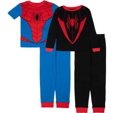 Marvel Nightwear Children's Clothing Marvel Boys 4-Piece Snug-fit Cotton Superhero Pajama Set - Soft Cute