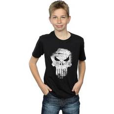 Absolute Cult Marvel Boys The Punisher T-Shirt - Black