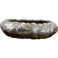 Pots, Plants & Cultivation HOD Garden Koi Pot Japanese Natural Stone Look Ceramic
