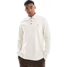 Polo Ralph Lauren Icon Logo Rugby Double Knit Sweatshirt - Cream/White
