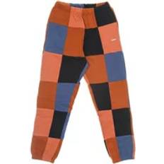 Joggebukser - Multifargete Obey Patchwork Fleece Sweatpants - Multicolor