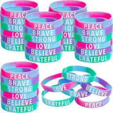 Inspirational Rubber Bracelets - Motivational Silicone