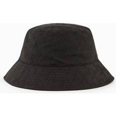 Armani Exchange Men Hats Armani Exchange Monogram Technical Fabric Bucket Hat