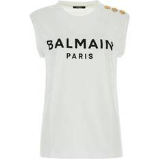 Balmain Sneakers Balmain Lädersneakers för Män - Vit
