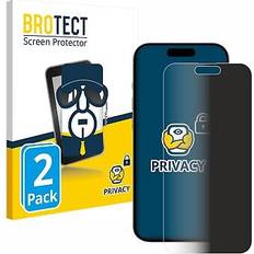 Brotect Blickschutzfolie Anti-Spy Privacy Folie iPhone 15 Pro Max