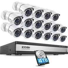 Zosi 16Channel 4K PoE Home Security Cameras System