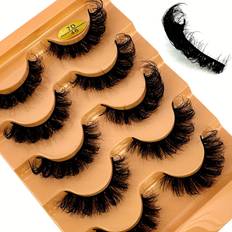 Temu Cat Eye Eyelashes 3D Natural - D Curling